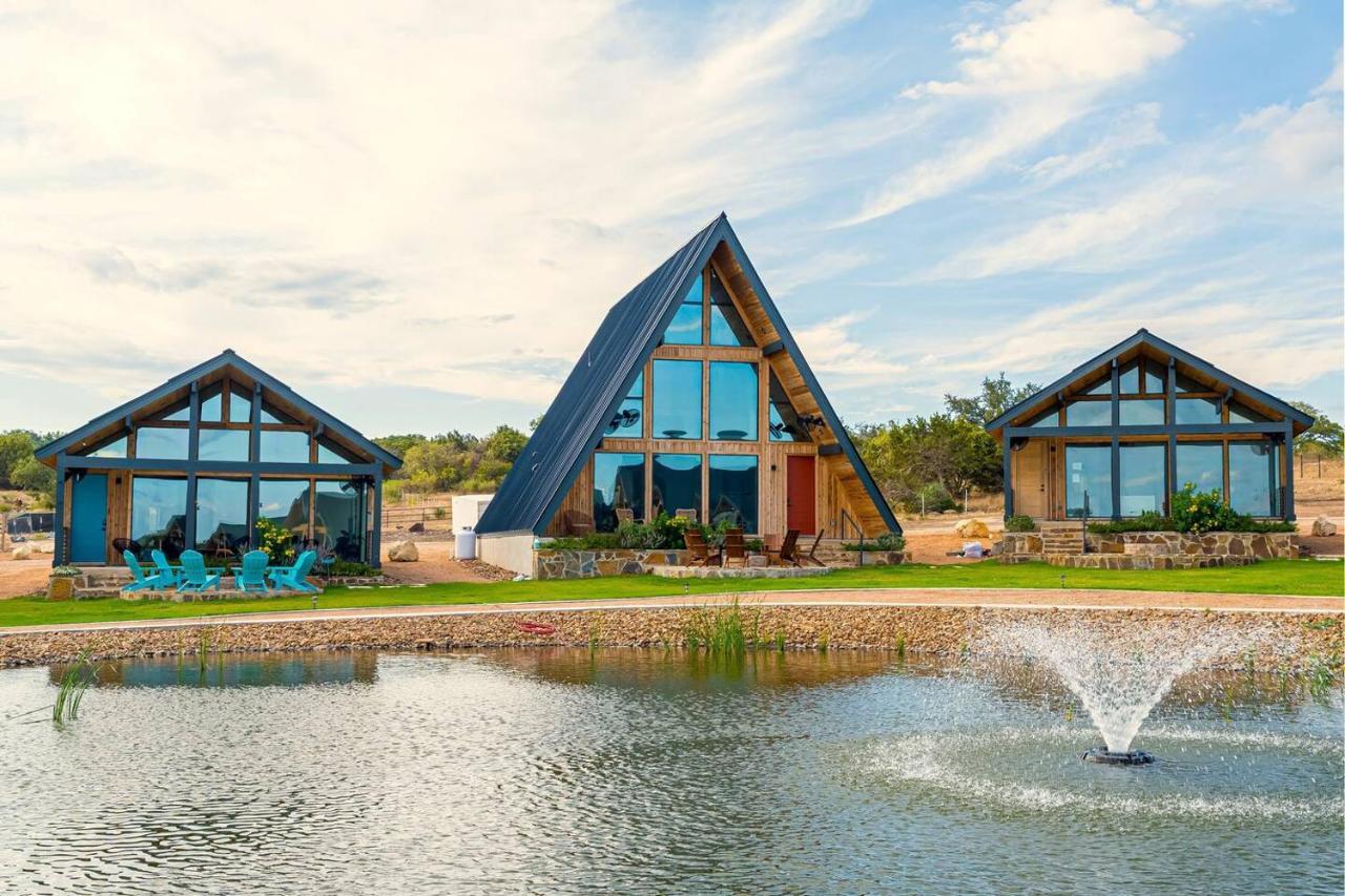 Gruene Daze Chalet - Stylish Aframe - Escape The Ordinary New Braunfels Bagian luar foto
