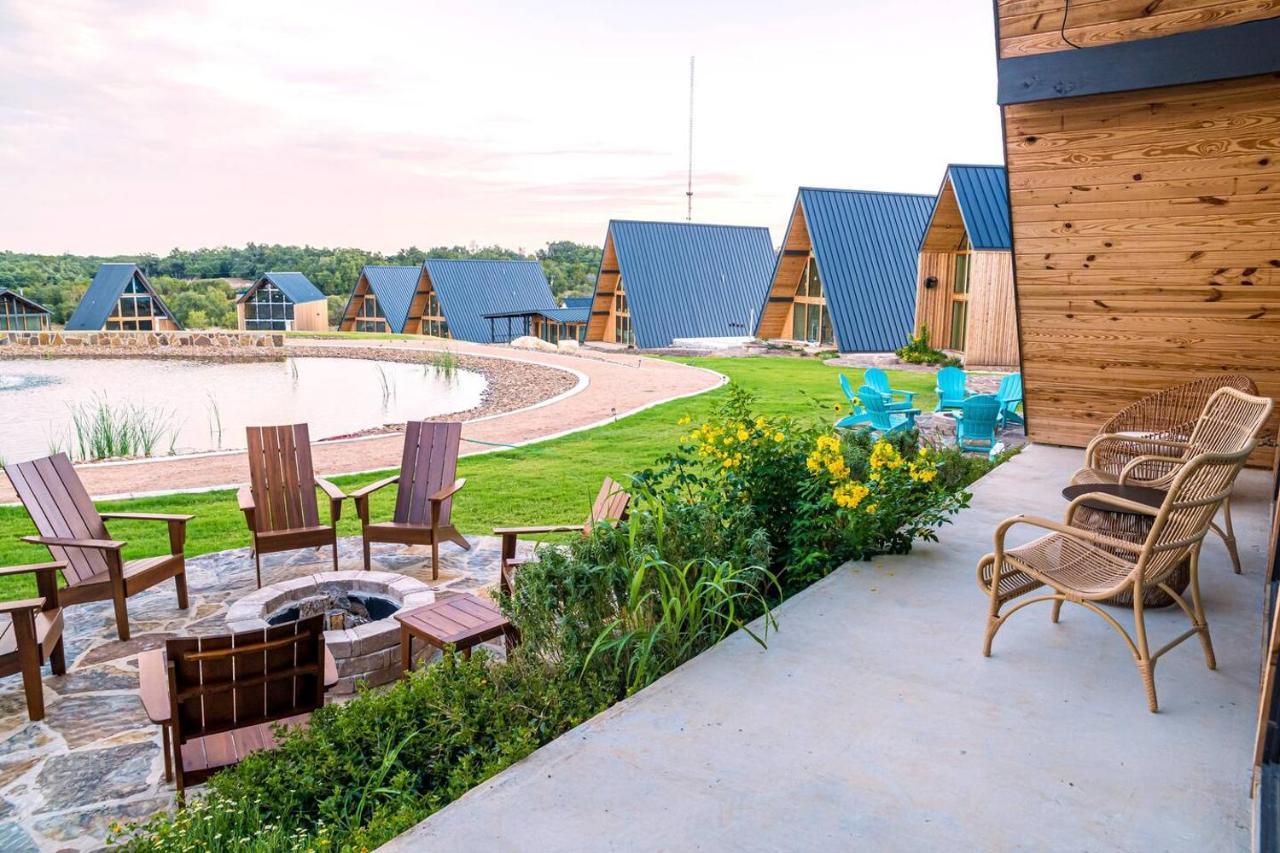 Gruene Daze Chalet - Stylish Aframe - Escape The Ordinary New Braunfels Bagian luar foto
