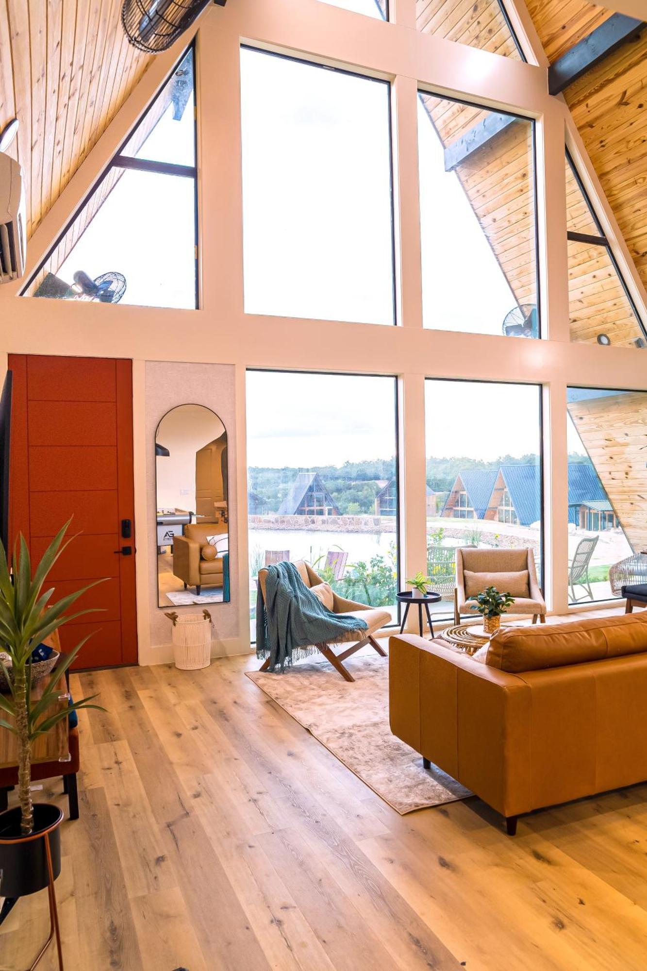 Gruene Daze Chalet - Stylish Aframe - Escape The Ordinary New Braunfels Bagian luar foto